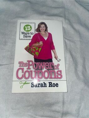The Power of Coupons by Sarah Roe — White & Pink Cover